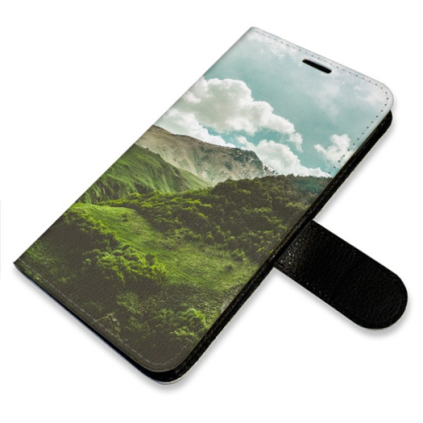 Flip pouzdro iSaprio - Xiaomi Redmi Note 10 / Note 10S - Mountain Valley - kapsičky na karty