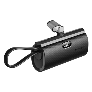 Powerbanka FORCELL F-ENERGY Power Plug F5K3 s 2x USB-C PD 20W 5000 mAh černá