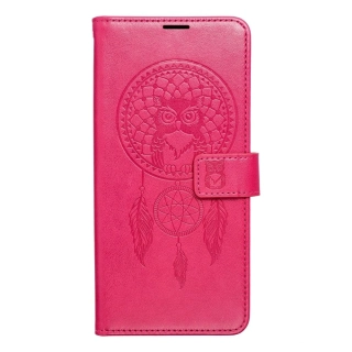 Flipové pouzdro MEZZO Book – Xiaomi Note 14 Pro / 14 Pro+, lapač snů, magenta
