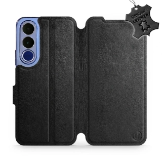 Kožené flip pouzdro na mobil Vivo V70 FE - Mobiwear - černé
